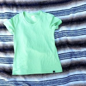 REI Co-Op T Shirt womens Medium Short Sleeve Green Crew Neck Outdoors